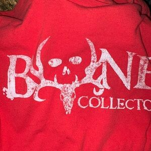 Bone Collector Graphic T-Shirt on fire! Retro! 100%preshrunk cotton large 90s